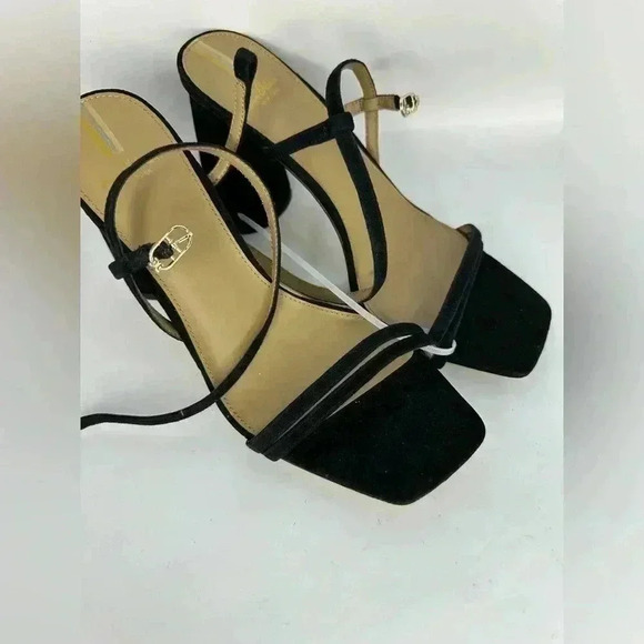 Sam Edelman Women's Black Kit Slingback Block Heel Sandals Size 9 - Picture 3 of 6